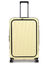 Valise rigide extensible Securitime Zip 76.5 cm Jaune Pale