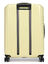 Valise rigide extensible Securitime Zip 66 cm Jaune Pale