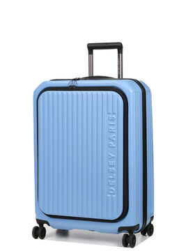 Valise rigide extensible Securitime Zip 66 cm Bleu Lavande