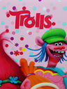 Valise cabine rigide Les Trolls 55 cm Rose