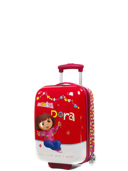 Valise cabine rigide Dora l'exploratrice 48 cm Rose
