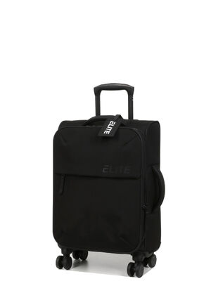 Valise Elite Pure Soft S 55 cm Noir