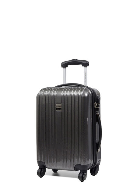 Valise cabine rigide Shiny 50 cm Gris Carbone