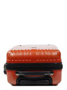 Valise cabine rigide Shiny 50 cm Orange carbone Orange carbone