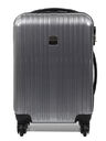 Valise cabine rigide Shiny 50 cm Argent carbone