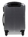 Valise cabine rigide Shiny 50 cm Argent carbone