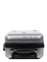 Valise cabine rigide Shiny 50 cm Argent carbone