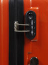 Valise rigide Shiny 70 cm Orange carbone Orange carbone