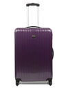 Valise rigide Shiny 70 cm Prune carbone Prune carbone