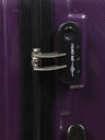 Valise rigide Shiny 60 cm Prune carbone Prune carbone