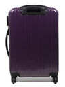 Valise rigide Shiny 60 cm Prune carbone Prune carbone