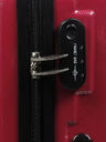 Valise rigide Shiny 60 cm Rouge Carbone Rouge Carbone