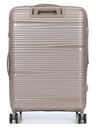 Valise rigide extensible Bionic M 65 cm Beige Beige