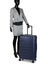 Valise rigide Napoli 75 cm Bleu Fonc�