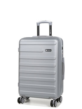 Valise rigide Napoli 65 cm Gris Silver