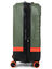 Valise rigide extensible JH001A M 66 cm Vert Vert