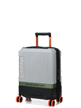 Valise cabine rigide extensible JH001A S Slim 55 cm Argent