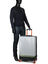 Valise rigide extensible JH001A L 75.5 cm Argent Argent