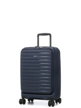 Valise Jump Striper 55 cm - Poche Frontale Bleu