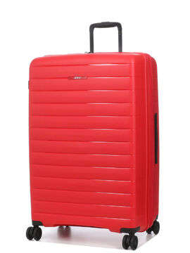 Valise rigide extensible Striper 77 cm Rouge