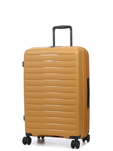 Valise rigide extensible Striper 68 cm Jaune Ocre