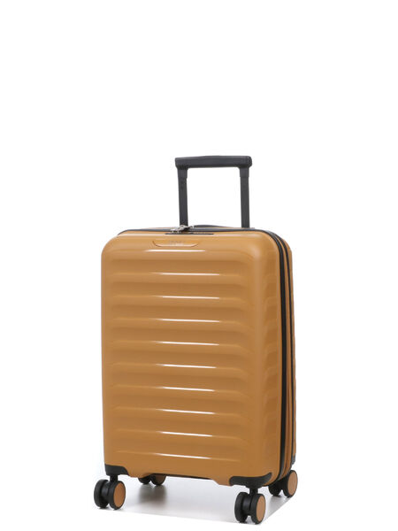 Valise cabine rigide extensible Oryn 55 cm Jaune