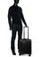 Valise cabine rigide extensible Glossy Slim 55 cm Noir Noir