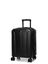 Valise cabine rigide extensible Glossy Slim 55 cm Noir Noir