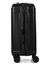 Valise cabine rigide extensible Glossy Slim 55 cm Noir Noir