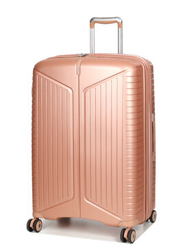 Valise rigide extensible Eva� 76 cm Rose P�le