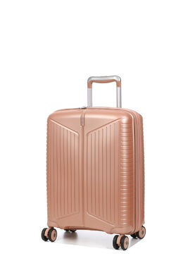 Valise cabine rigide extensible Eva� 55 cm Rose P�le