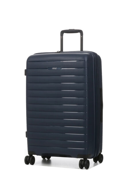 Valise rigide extensible Striper 68 cm Bleu Foncé