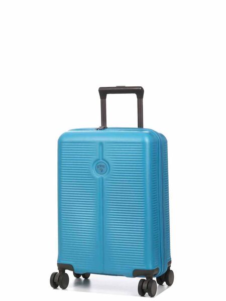 Valise cabine rigide extensible Hendaye 55 cm Bleu