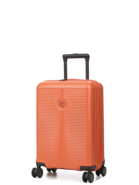 Valise cabine rigide extensible Hendaye 55 cm Orange
