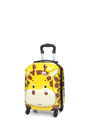 Valise Kinston Kids Girafe 46 cm Jaune