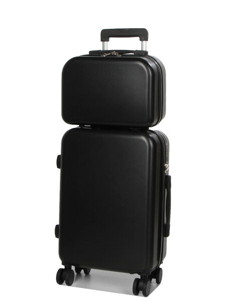 Valise cabine rigide Recife 55 cm et vanity Noir