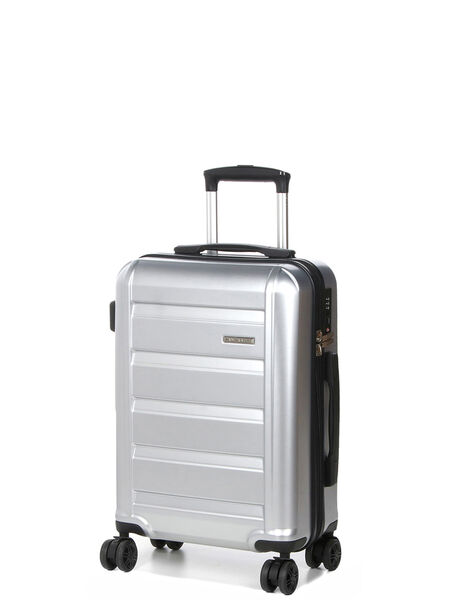 Valise cabine rigide Basic 55 cm Argent