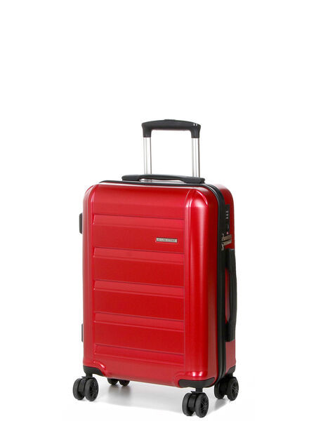Valise cabine rigide Basic 55 cm Rouge
