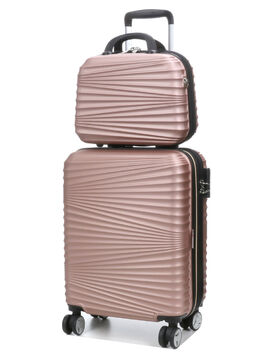 Valise cabine rigide extensible Sedona 55 cm et vanity