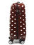 Valise cabine rigide Capri 55 cm Marron Pois
