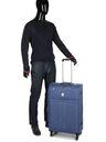 Valise souple extensible Las Vegas 75 cm Blue Jean Blue Jean
