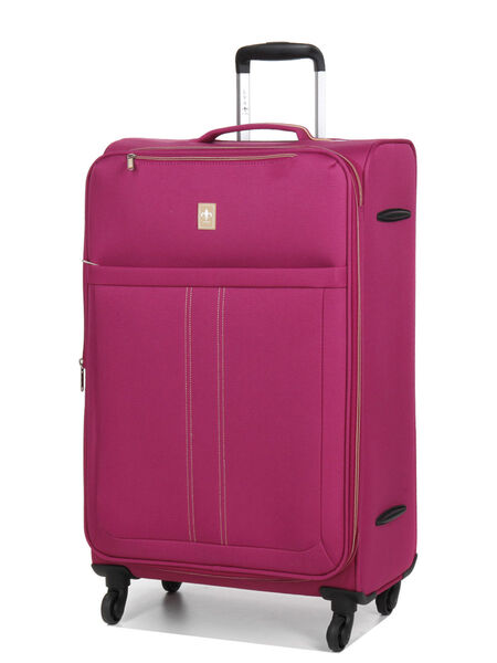 Valise souple extensible Las Vegas 75 cm Magenta