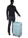 Valise souple extensible Las Vegas 75 cm Bleu
