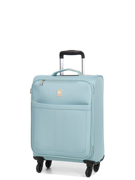 Valise cabine souple Las Vegas 55 cm Bleu