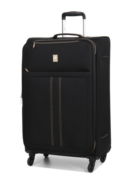 Valise souple extensible Las Vegas 75 cm Noir
