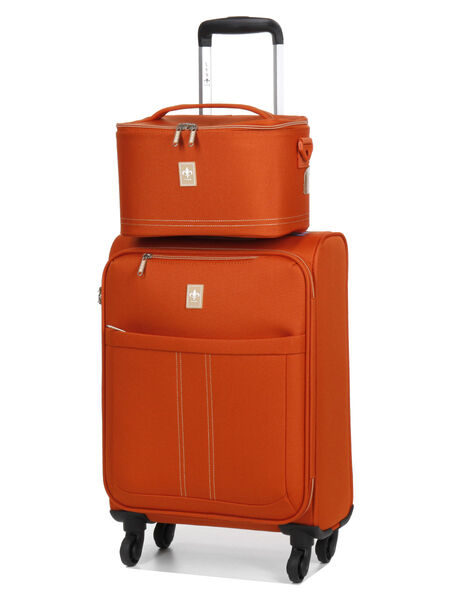 Valise cabine souple Las Vegas 55 cm et vanity