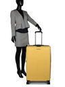 Valise rigide extensible Caracas 76 cm Jaune