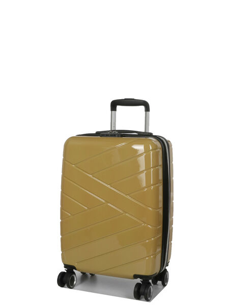 Valise cabine rigide extensible Morelia 55 cm Moutarde