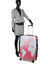 Valise rigide extensible Mappemonde 75 cm Rose Rose