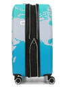 Valise rigide extensible Mappemonde 66 cm Vert Bleu